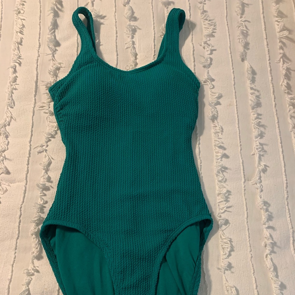 Green one piece swimsuit NWT
